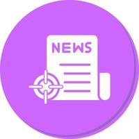 News Scoop Icon Design vector