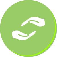 Supportive Hand Icon Design vector