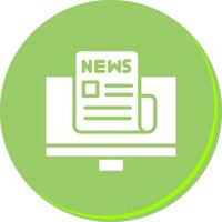 News Report Icon Design vector