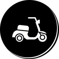 Motor Scooter Icon Design vector