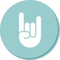Sign of the Horns Icon Design vector