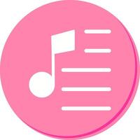 Party Playlist Icon Design vector