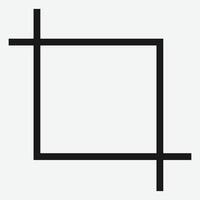 Screenshot Icon. Crop Icon. vector