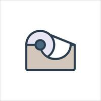 A cd icon on a white background vector