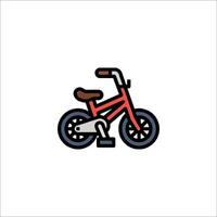 A bicycle icon on a white background vector