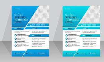 digital Business marketing flyer design vector