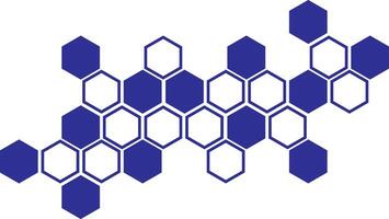 simple abstract dark blue color honeycomb polygon pattern a blue and white pattern with geometric shapes vector