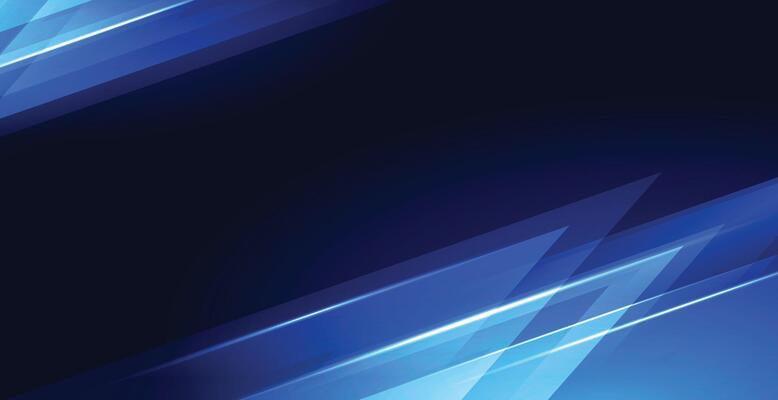 Abstract blue technology background. Light movemenet concept