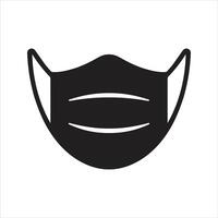 Face mask icon. Face covering icon vector