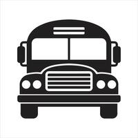 School bus icon. Public transport icon vector
