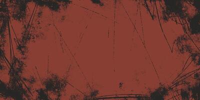 Old Wall Texture with Grunge Effect. Retro abstract background with distress and rough lines and splashes. Grainy torn surface vector
