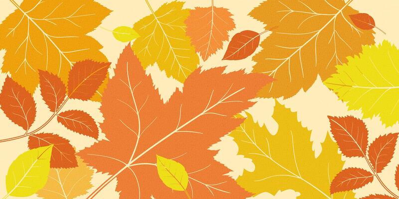 Autumn background, with abstract autumn leaves, templates for placards, banners, flyers, presentations, reports, sales, header, cover, social media, fashion ads, decor.