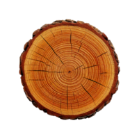 a wooden log with a circular pattern, cross section of tree png