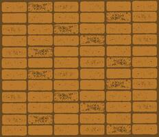 Rustic brick wall texture in light brown shades for use in backgrounds, building mockups and interior design vector