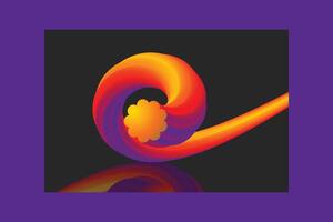 A dynamic 3D fluidity background in black, yellow, and orange features smooth, flowing shapes that create a vibrant and energetic visual impact. vector