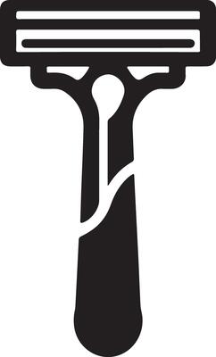 Premium Razor Silhouette Design for Print and Digital Media