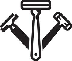 Professional Razor Silhouette Design for Branding and Marketing vector