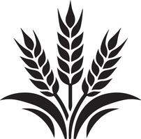 Explore High-Quality Wheat Icon Silhouette Designs for Your Projects vector