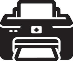 Unique Printer Silhouette Designs for Your Next Project vector