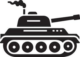 Explore Stunning Tank Silhouette Design For Your Projects vector