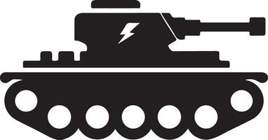 Professional Tank Silhouette Design For Branding and Marketing vector