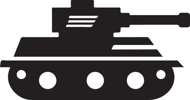 Unique Tank Silhouette Design Options For Graphic Designers vector