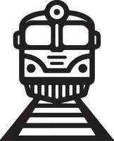 Train Railway Silhouette Designs for Your Creative Needs vector