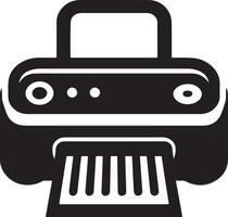Explore Creative Printer Silhouette Designs for Graphic Artists vector