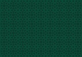 Abstract background with intricate Islamic patterns in shades of green. vector