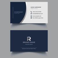 Modern business Card Template Design. Visiting Card Design, Creative Business Card Design vector