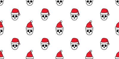 bear polar seamless pattern santa claus hat christmas scarf knitting teddy pet doodle cartoon scarf isolated tile background gift wrapping paper repeat wallpaper illustration design vector