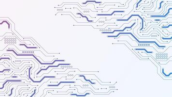 Abstract circuit diagram. High-tech circuit board for electronic engineering, science and technology background design concept vector
