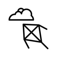 This is a Nice Kite Icon Design vector