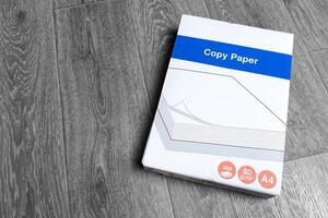 Packed block of note paper photo