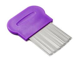 Lice comb with multiple fine teeth for effective lice removal and scalp care photo