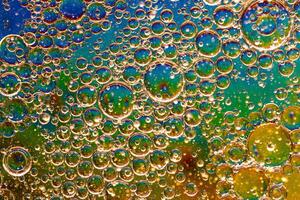 Colorful background with bubbles. Abstract background. Close up. photo