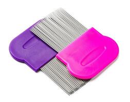 Multiple lice combs with multiple fine teeth for effective lice removal and scalp care photo