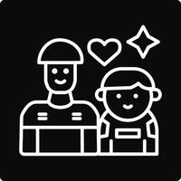Father Illustration Icon vector