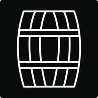 Barrel Illustration Icon vector
