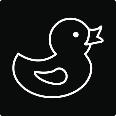 Duck Toy Illustration Icon