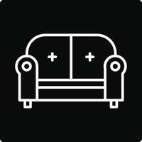 Sofa Illustration Icon vector