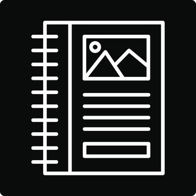 Photo Album Illustration Icon