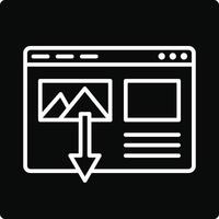 Landing Page Illustration Icon vector