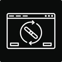 Backlink Illustration Icon vector