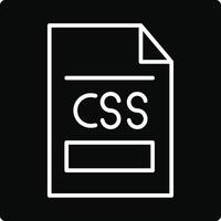 CSS File Illustration Icon vector