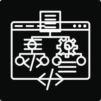 Web Development Illustration Icon vector