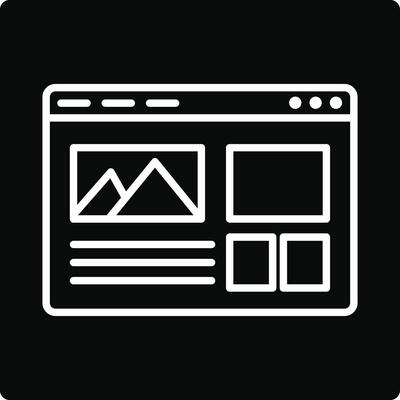 Web Layout Illustration Icon