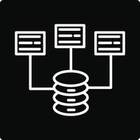 Big Data Illustration Icon vector