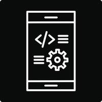 App Development Illustration Icon vector