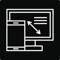 Responsive Design Illustration Icon vector